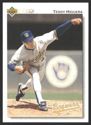 Teddy Higuera #138 1992 Upper Deck Milwaukee Brewers - Image 1 of 2
