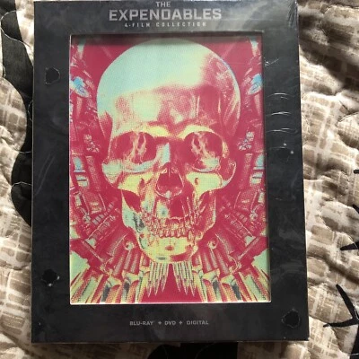 The Expendables 4-film Collection - Blu-ray + DVD New Sealed Foto 1 de 4