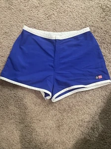 Vintage Womens Board Shorts Swim Trunks Blue Size M USA 90’s - Picture 1 of 6