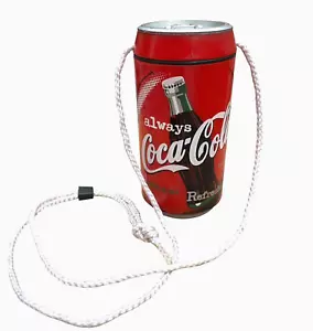 VTG Coca-Cola Soda Can Compartment Store Stash coins treasures on a rope 1998 - Picture 1 of 8