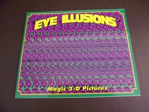 Magic 3-D Pictures Eye Illusions Paperback Book By Modern Publishing - Picture 1 of 7