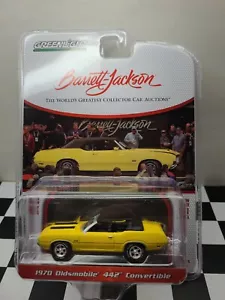 1970 OLDSMOBILE 442 CONVERTIBLE CAR 1/64 Greenlight NIP MUSCLE BARRETT JACKSON - Picture 1 of 2