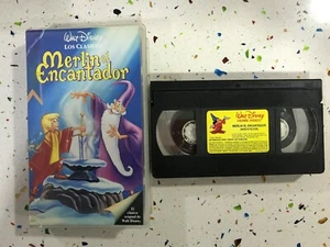 MERLIN EL ENCANTADOR CINTA TAPE VHS LOS CLASICOS WALT DISNEY  - Foto 1 di 2