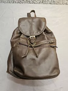 drawstring backpack purse Faux leather - Picture 1 of 6