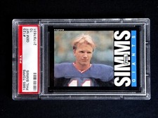 PHIL SIMMS 1985 TOPPS FOOTBALL CARD #123 PSA 10 GEM MINT NEW YORK GIANTS RARE!