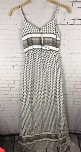 Vestido para mujer Element Eden Xs blanco algodón maxi boho lados divididos vestido soltero (A22) - Imagen 1 de 11