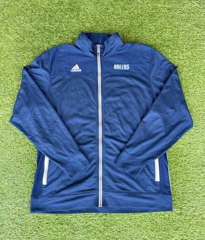 Size XL - Dallas Mavericks Adidas Full Zip Adidas Track Jacket Cover