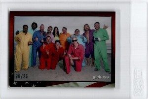 2022 Zerocool Jackass Trading Cards Red Refractor /25  Cast #46