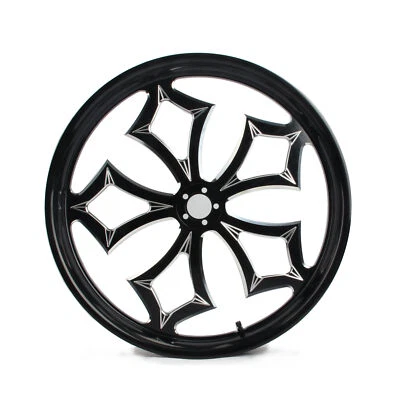 For Harley Touring Softail Dyna Sportster 23" Front Wheel Rim w/Dual Disc Hubs - Image 1 of 4