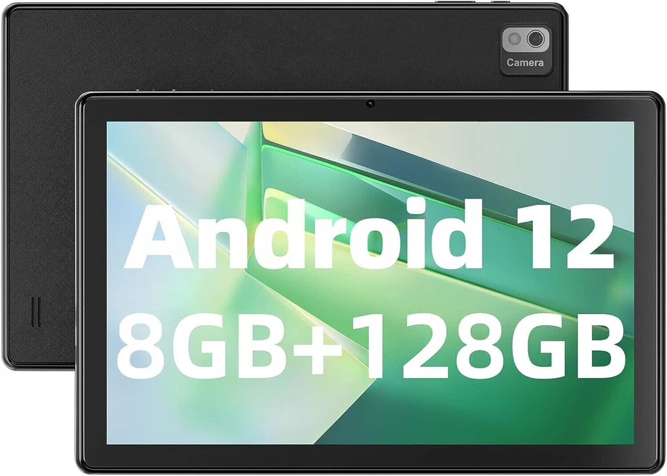 10,1 Zoll Tablet Android 12 8GB RAM 128GB ROM (256 GB erweiterbar) Octa Core - Bild 1 von 4