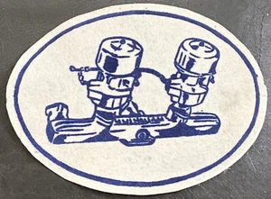 Hot Rod club jacket patch Felt, THE CARBS - 6 1/8”X 8 1/8”  1950’s Vintage - Picture 1 of 9