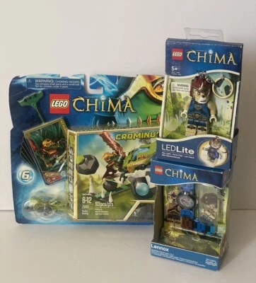Lego 70103 Legends of Chima Boulder Bowling Lot W/ Lennox Watch LED Key Chain - Image 1 of 4