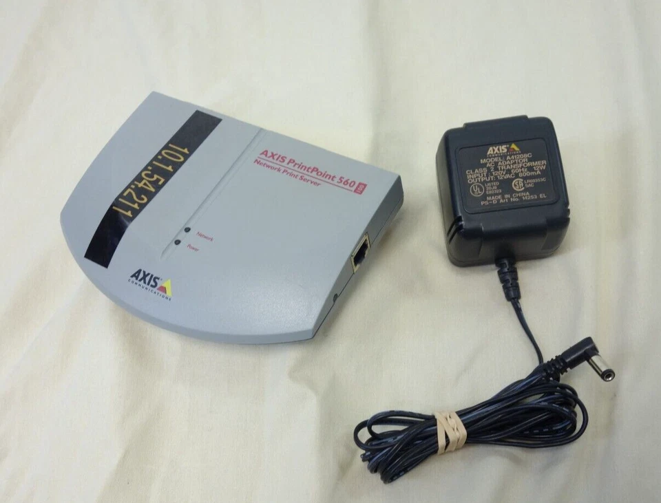 Axis 560 100 Network Print Server 0071-1 1F - Image 1 of 4