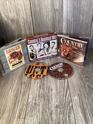 Country’s Greatest Hits 2 Disc Audio CD Conway Young Cline Pierce Nelson + - Image 1 of 4