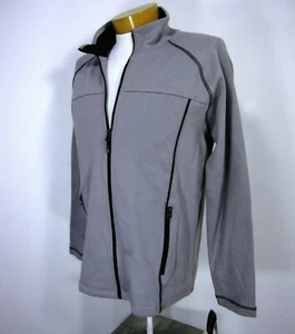 INC International Concepts NWT Full Zip Long Sleeve Gray Sweatshirt Size XL  - Picture 1 of 11