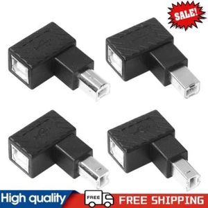 USB 2.0 Type B Male to Female Extension Adapter Right Angled 90 Degree Converter - Picture 1 of 16