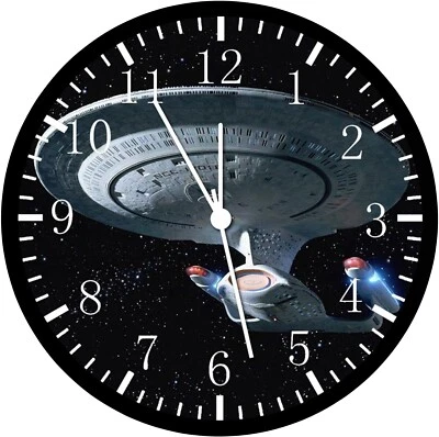 Star Trek Wall Clock 12" Large Personalized option with adding names G169 - Image 1 of 4