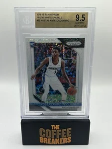 2018-19 Kostas Antetokounmpo Rookie - Panini Prizm weiß funkelnd #22 BGS 9,5 - Bild 1 von 2
