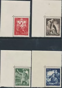 Stamp Croatia Sc B65-8 194 WWII Fascism NDH Pavelich Officer Corpsmen TL MNH - Picture 1 of 3