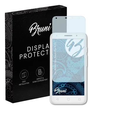 Bruni 2x Protective Film for Alcatel One Touch Pixi 4 (5) Screen Protector - image 1 of 4