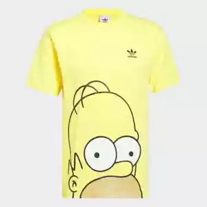 adidas Originals Men's Simpsons Homer Short Sleeve Tee IM8029 - Picture 1 of 7