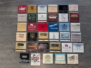 Lot of 25 Vintage Matchbook Covers 2" x 2" Unused - Picture 1 of 12