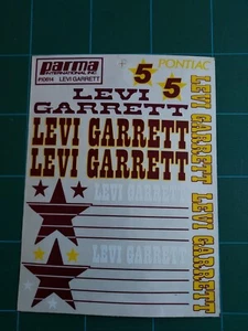 PARMA #10614 LEVI GARRETT DECAL SET NEW/VINTAGE - Picture 1 of 8