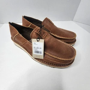Ariat Herren Größe 9,5 EE Weite Zerbrochen Braun Cruiser Schuhe 10044535 Slipper Neu mit Etikett  - Bild 1 von 17