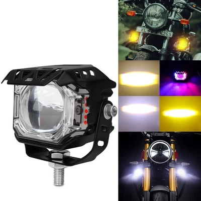 Multi Mode LED Auxiliary Fog Lights for Motorcycle For Tractor Truck ATV - Image 1 of 4