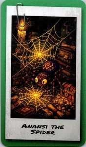Tarjeta de arte 2025 Zendecks ANANSI LA ARAÑA mitología y leyendas envío gratuito - Imagen 1 de 1
