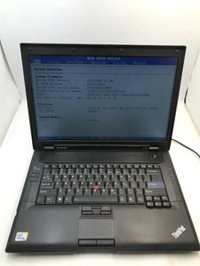 Lenovo ThinkPad SL500 Intel Core 2 Duo T5870 2.0 GHz 15" 2Gb RAM No HDD -MZ - Picture 1 of 6