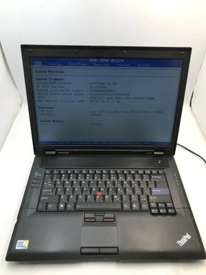 Lenovo ThinkPad SL500 Intel Core 2 Duo T5870 2.0 GHz 15" 2Gb RAM No HDD -MZ - Image 1 of 4
