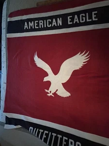 American Eagle Outfitters Fleece Throw Blanket  50 X 60” - Picture 1 of 2