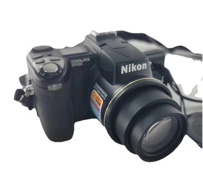 Nikon Coolpix 5700 Camera w/ Battery, Charger,  Strap Works Well / Tested - Image 1 of 4