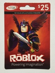 OLD LOGO 2016 Classic Roblox Gift Card **NO VALUE ON CARD** - Picture 1 of 10