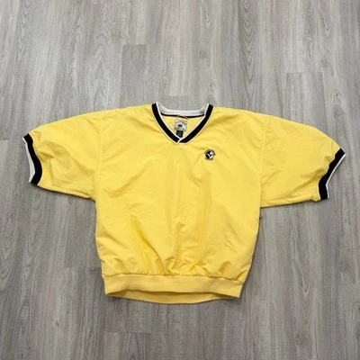 Cutter & Buck Victoria National Golf Club Windbreaker Large Yellow Short Sleeve - Image 1 of 4