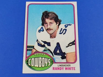 1976 TOPPS FOOTBALL #158 RANDY WHITE ROOKIE RC HIGH GRADE NEAR MINT NRMT - Image 1 of 3