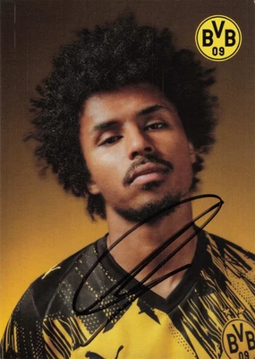 NEU Karim Adeyemi Autogrammkarte Autogramm Borussia Dortmund Saison 2025/2026 - Bild 1 von 2