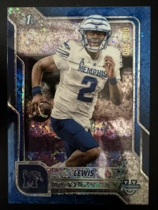 2025 Bowman Chrome U Brendon Lewis 1st Blue Mini-Diamond /150 Memphis - Bild 1 von 2