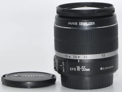 Canon EF-S 18-55mm F/3.5-5.6 IS Image Stabilizer Lens 1 Year Warranty *e - Image 1 of 4