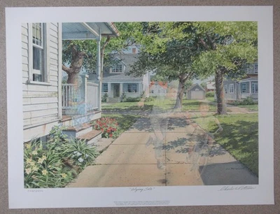 Impresión "Flying Solo" de Charles L. Peterson 2002 edición limitada firmada 845/2500 Foto 1 de 4