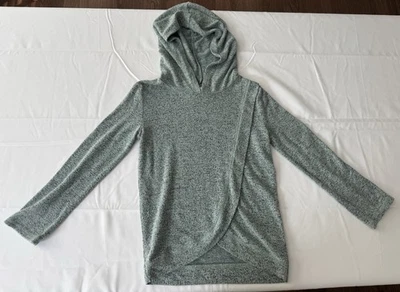 Carter’s Kid Teal Long Sleeve Hooded Shirt Size 6/6X - Image 1 of 4