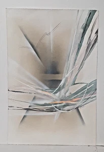 Julie Salizar "Mixed Media Abstract I" 24" x 36" Original Abstract on Paper - Picture 1 of 3