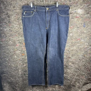 Carhartt Jeans Mens 42x32 Blue Relaxed Fit Straight Leg Denim Pants Workwear - Picture 1 of 11