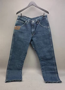 Wrangler Riggs Workwear Mens Blue Denim Jeans Size 34x30 - Picture 1 of 4