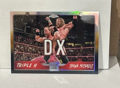 2025 Topps Chrome WWE Tag Team DX /13 Triple H Shawn Michaels #TAG-DGX - Image 1 of 4