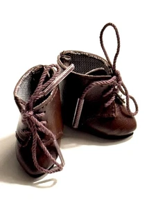 Madame Alexander Brown Leather Doll Shoes Mint fits 7" or 8" Dolls - Picture 1 of 3