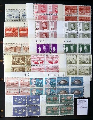 Denmark 1950/86 u/m y varios fino/usado Cat £167 en 2 páginas NQ131 Foto 1 de 2