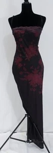 YG Collection Women's Anastasia Lace Maxi Dress EJ1 Wine Red Medium NWT - Picture 1 of 6
