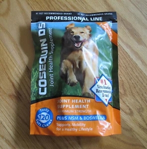 New ListingNutramax Laboratories Cosequin DS Plus MSM for Dogs 120 soft chews 6/2024